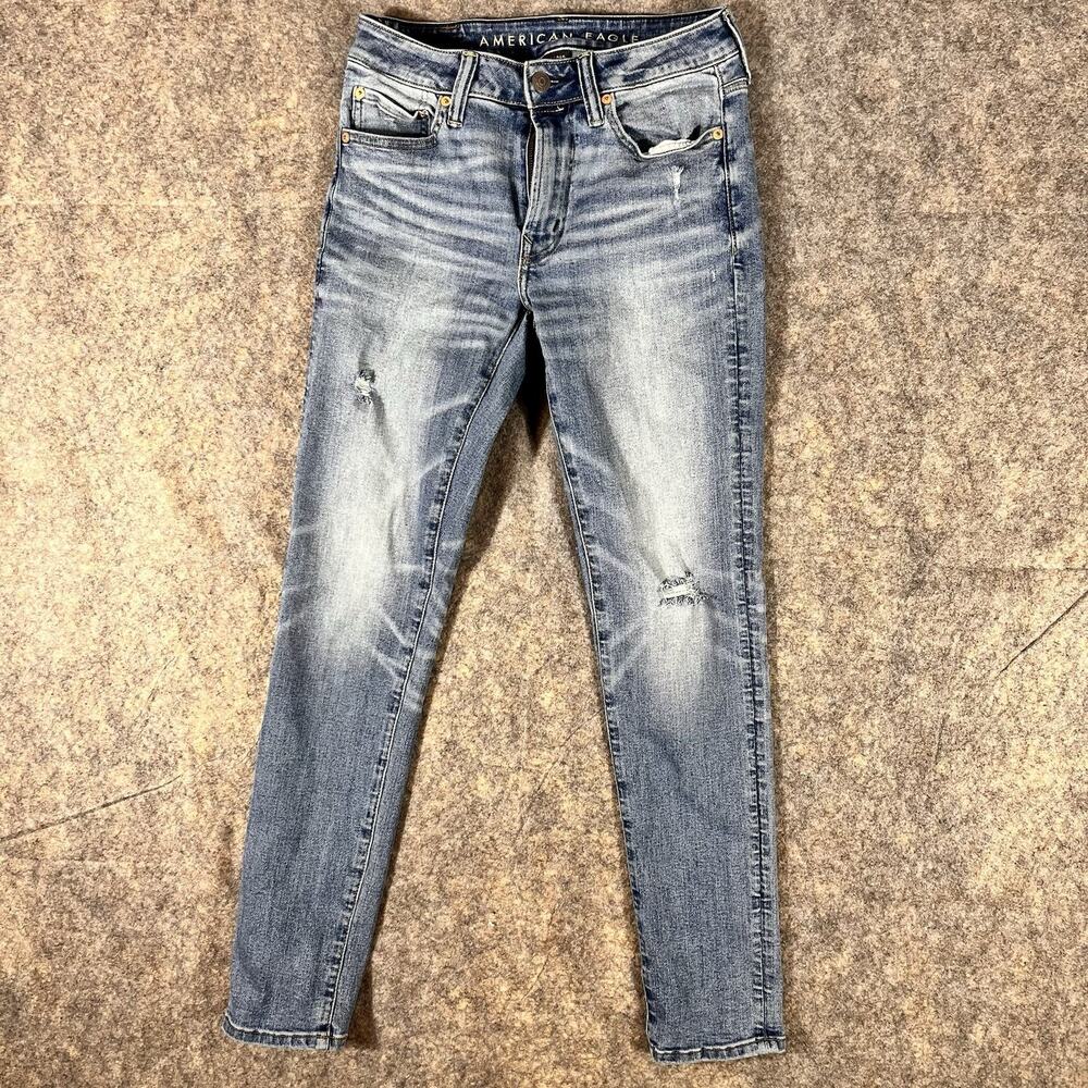 American Eagle Woman’s Airflex 360 Move-Free Athletic‎ Skinny Jeans Size 29x32